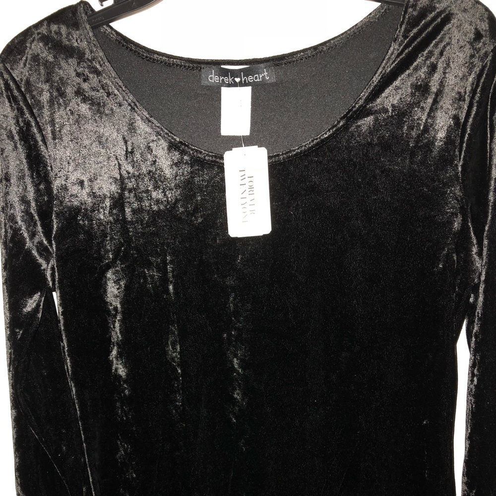 Little Black Velvet Dress